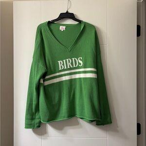 RARE Women’s XL Philadelphia Eagles Birds Sweater pink pineapple